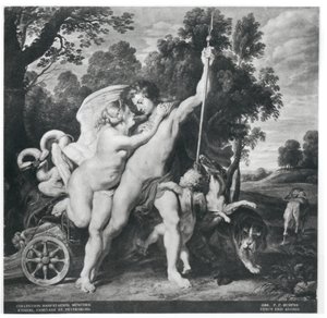 Venus y Adonis de Peter Paul Rubens